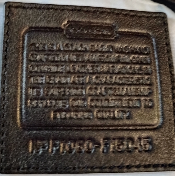 Coach Black Leather Tote Zip Closure - Picture 10 of 10